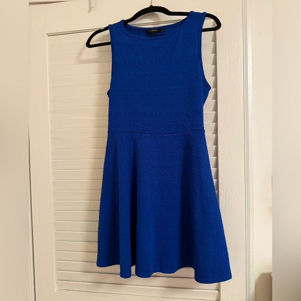 Forever 21 mini dress - cobalt blue